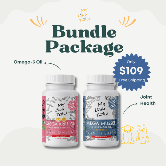 [Bundle Package] Advanced Care Combo for Dogs & Cats - Premium Omega-3 and Joint Enhancement