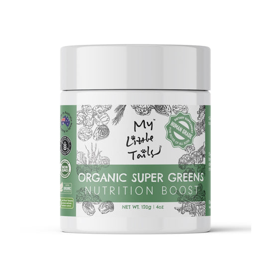 Organic Greens for Dogs of All Sizes - Meal Topper Powder - Immunity & Detox