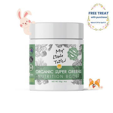 Organic Greens for Dogs of All Sizes - Meal Topper Powder - Immunity & Detox