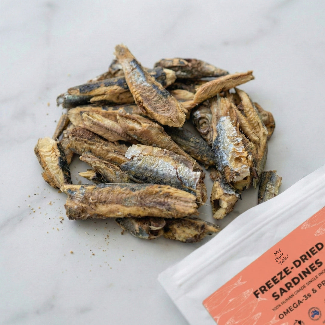 Freeze-Dried Australian-Caught Sardine Pieces 50g for Cats and Dogs