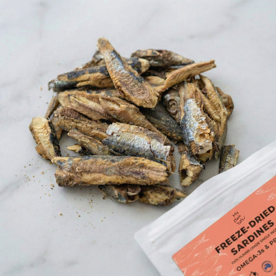 Freeze-Dried Australian-Caught Sardine Pieces 50g for Cats and Dogs